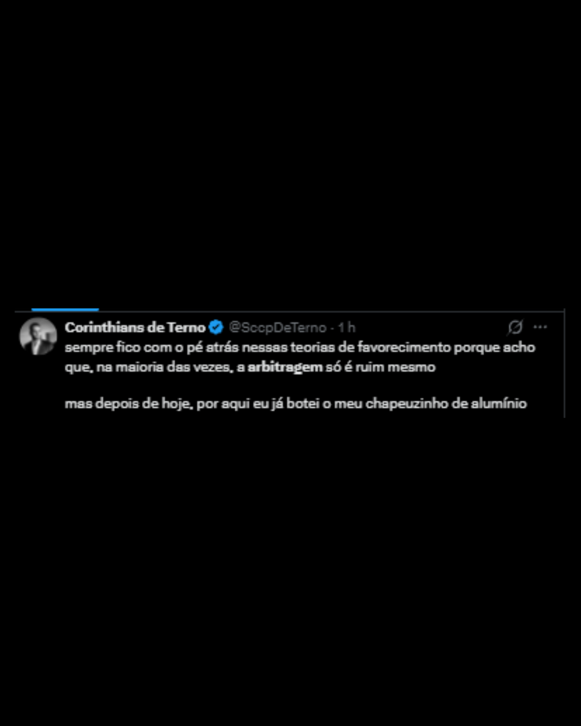 Críticas à arbitragem no jogo entre Argentina 3 x 2 Egito - Reprodução/X @SccpDeTerno