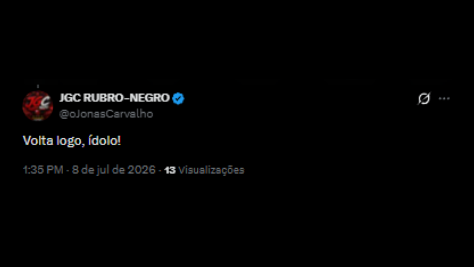 Torcedores mostrando apoio a Danilo depois de sua volta - Reprodução/X @ojonascarvalho