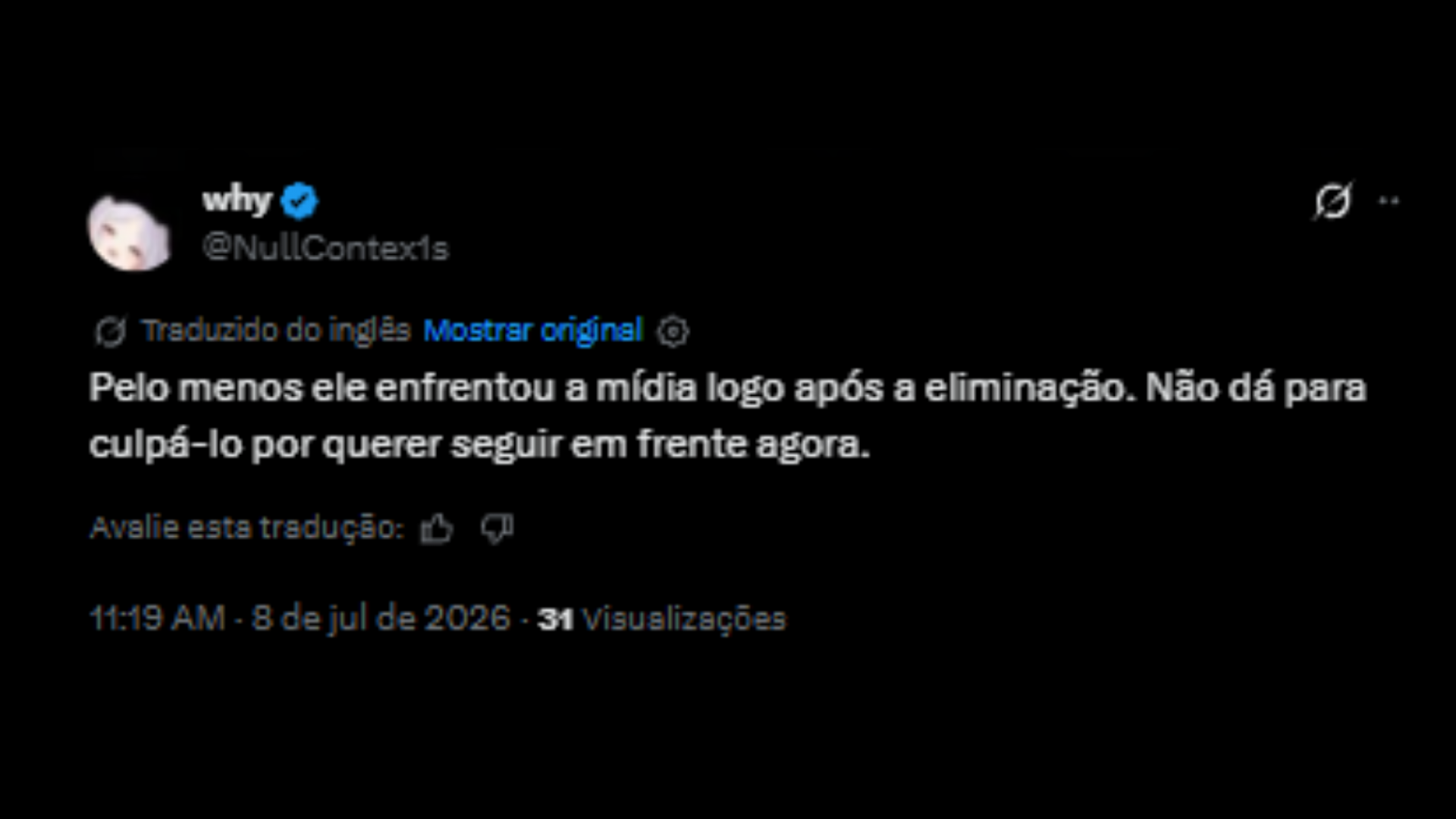 Torcedores mostrando apoio a Danilo depois de sua volta - Reprodução/X @nullcontex1s