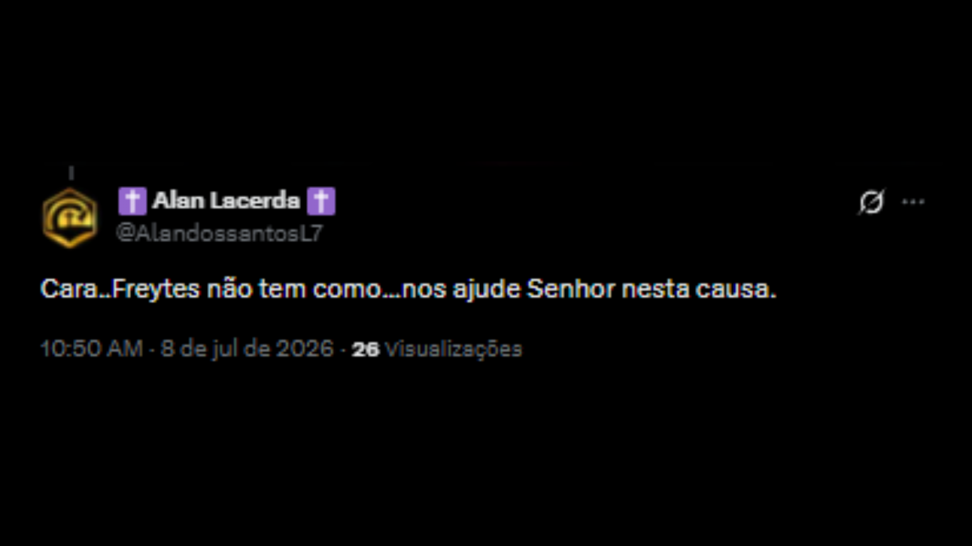 Freytes sendo criticado por tricolores no 