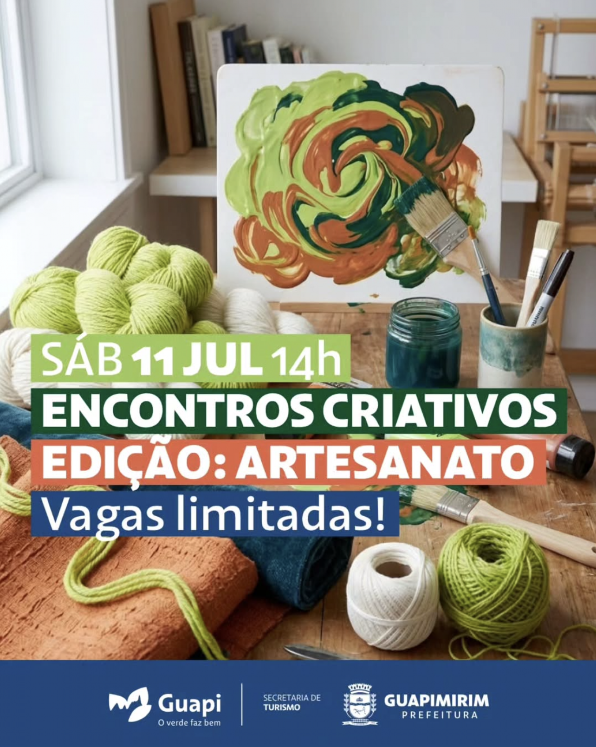 Guapimirim abre inscrições para o 1º Encontros Criativos