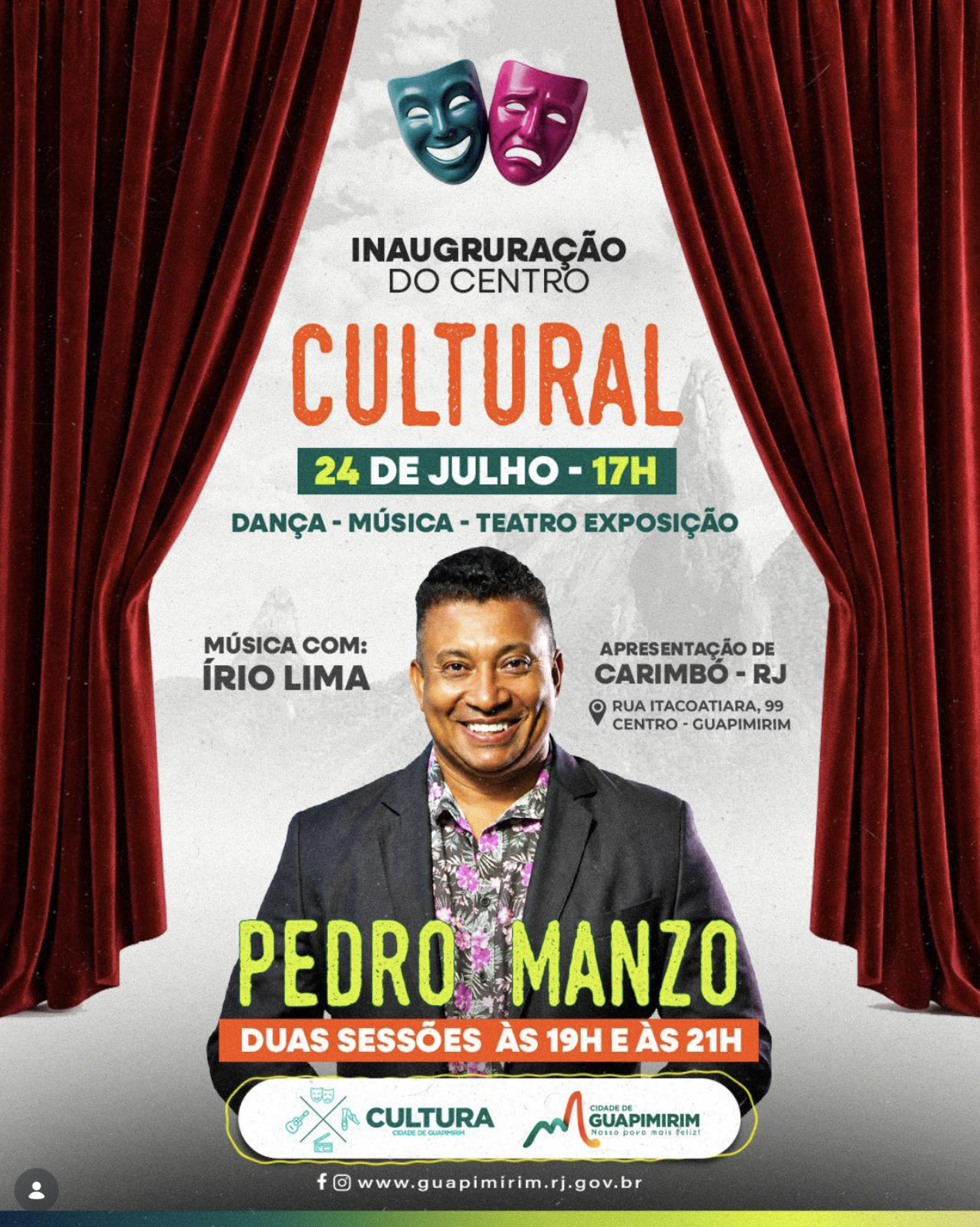 Guapimirim inaugura novo Centro Cultural em 24 de julho