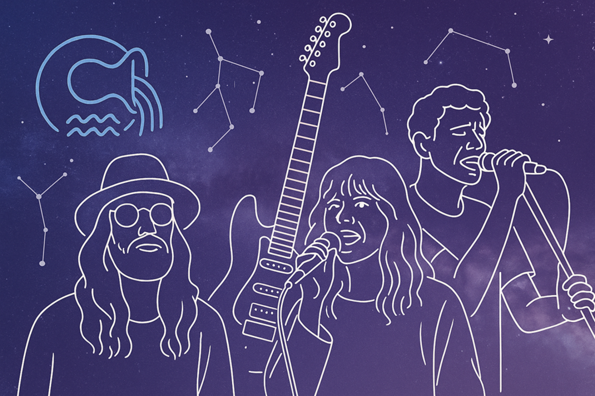 Dia do Rock: descubra a conex&atilde;o entre o Rock brasileiro e o signo de Aqu&aacute;rio