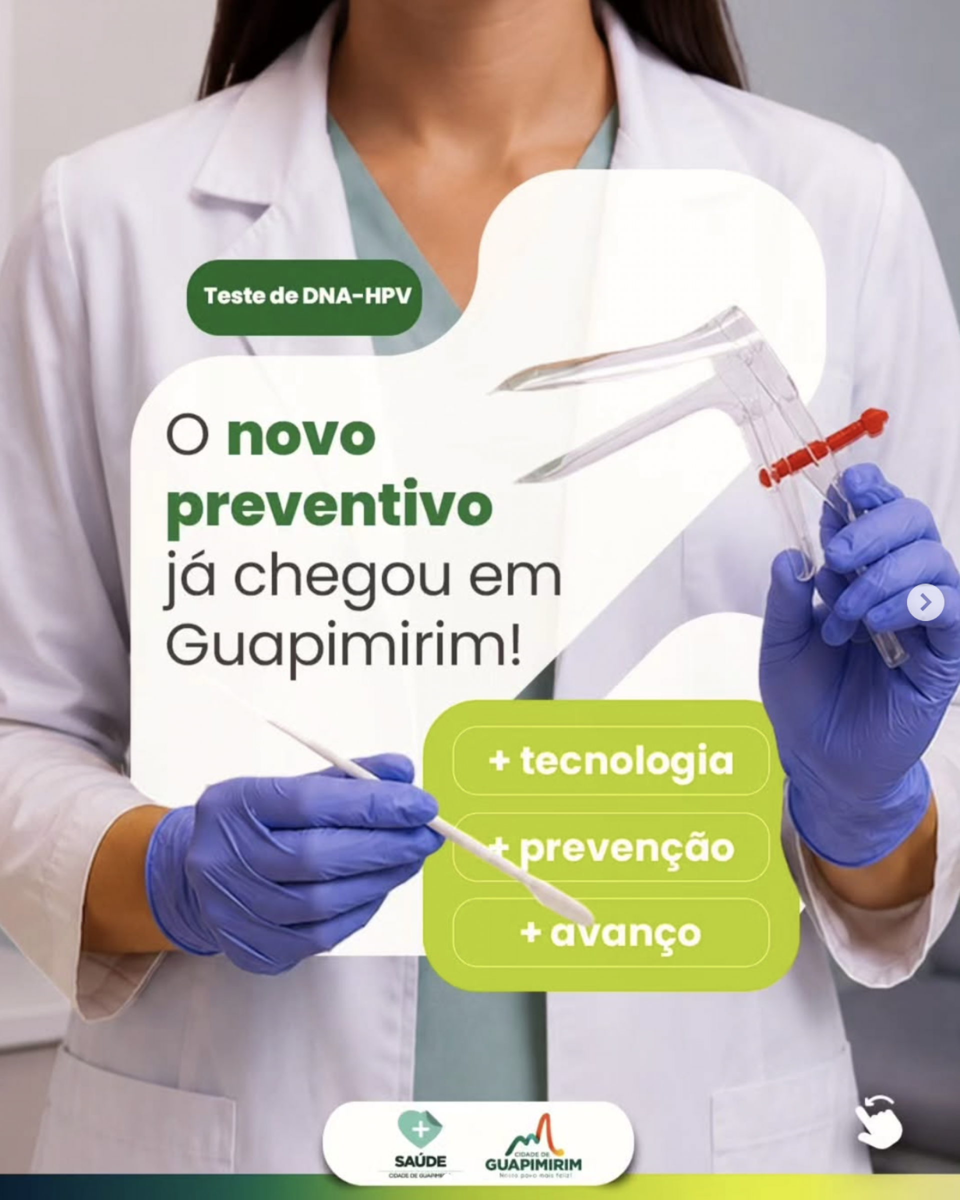 Guapimirim lança teste de DNA-HPV contra o câncer de colo de útero
