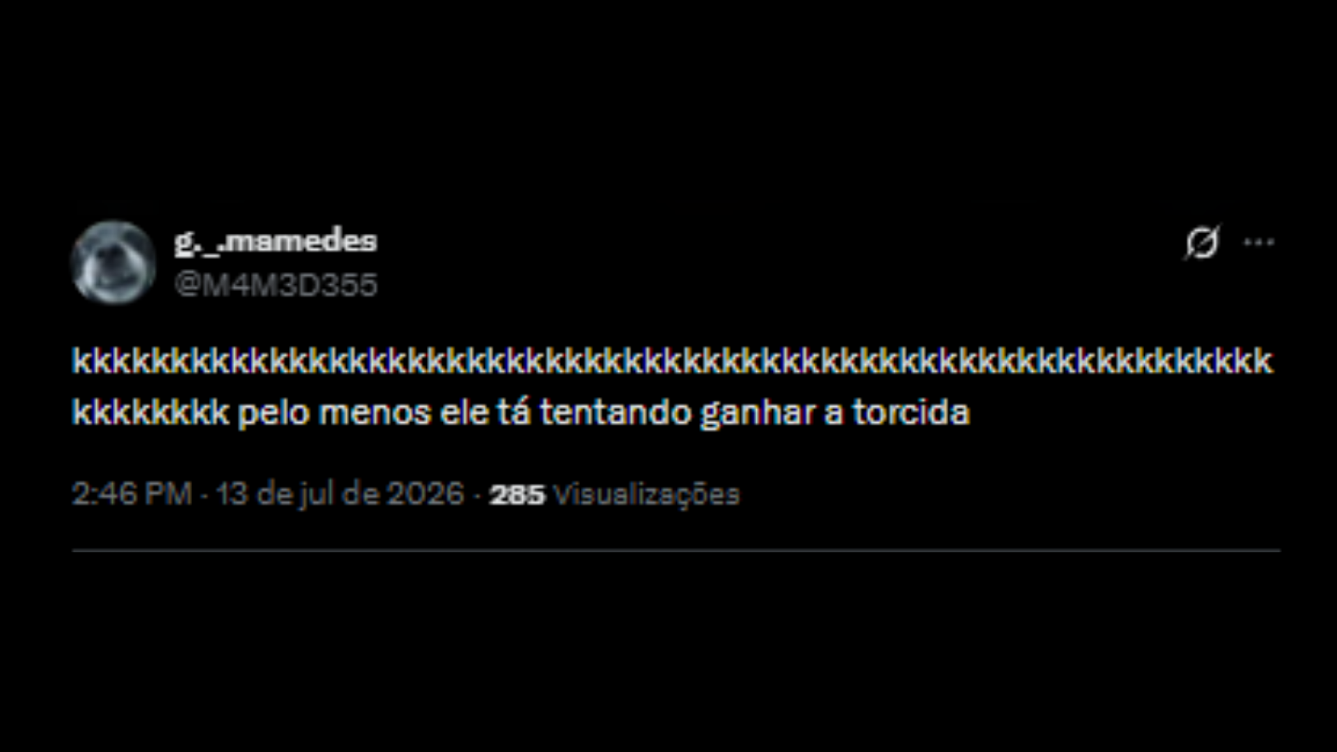 Torcedores do Vasco ironizando declaração do novo treinador - Reprodução/X @m4m3d355