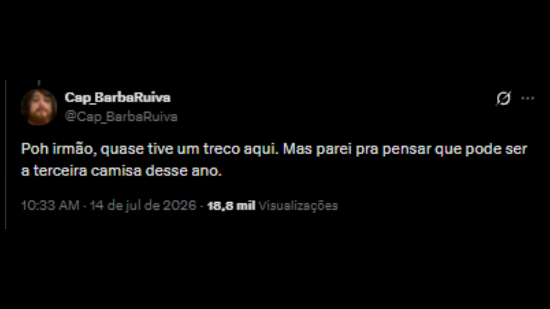 Torcedores do Flamengo repercutindo sobre postagem de Pedro - Reprodução/X @Cap_BarbaRuiva