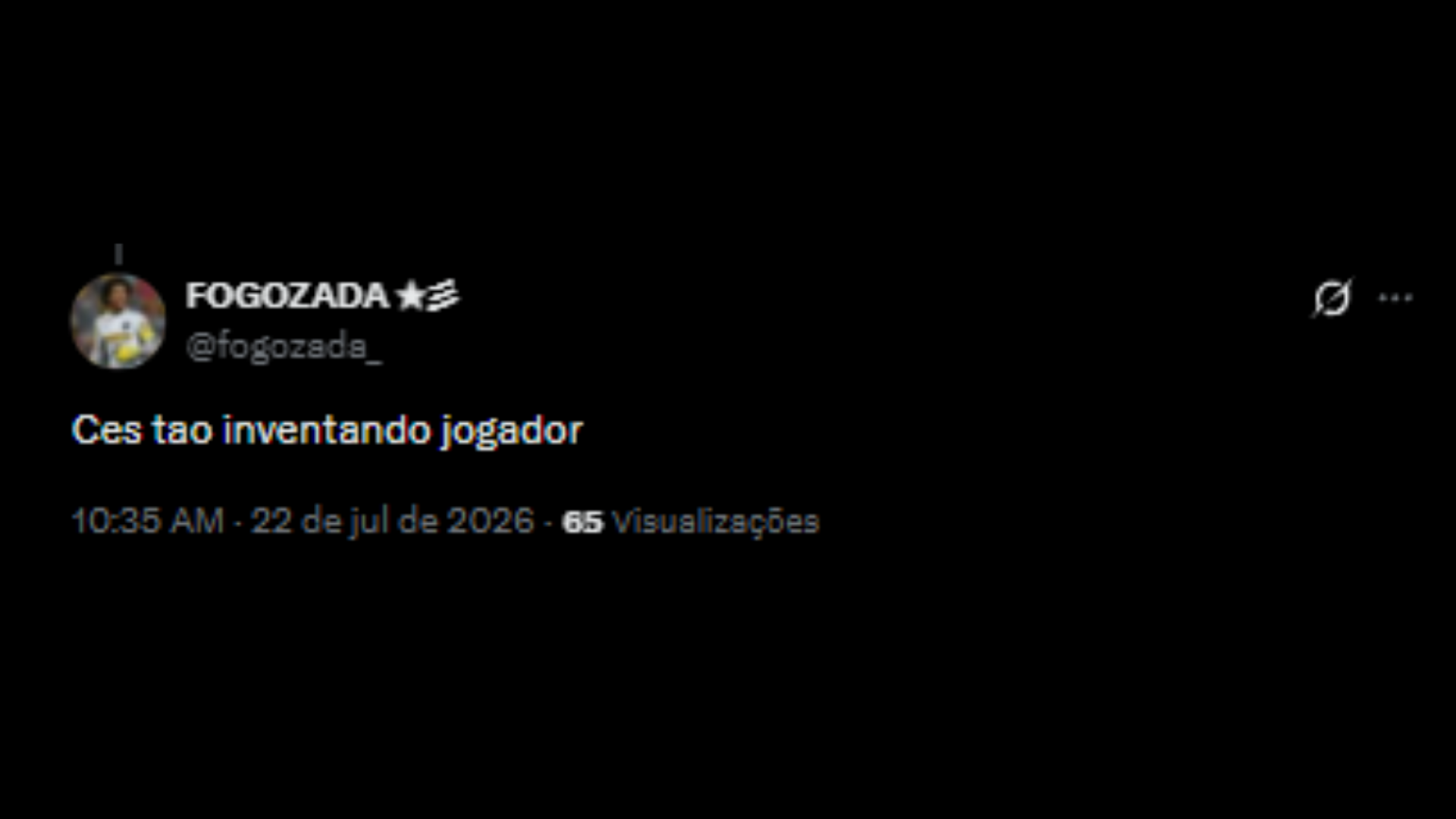 Torcida do Botafogo reclamando do perfil de contratações do clube - Reprodução/X @fogozada_