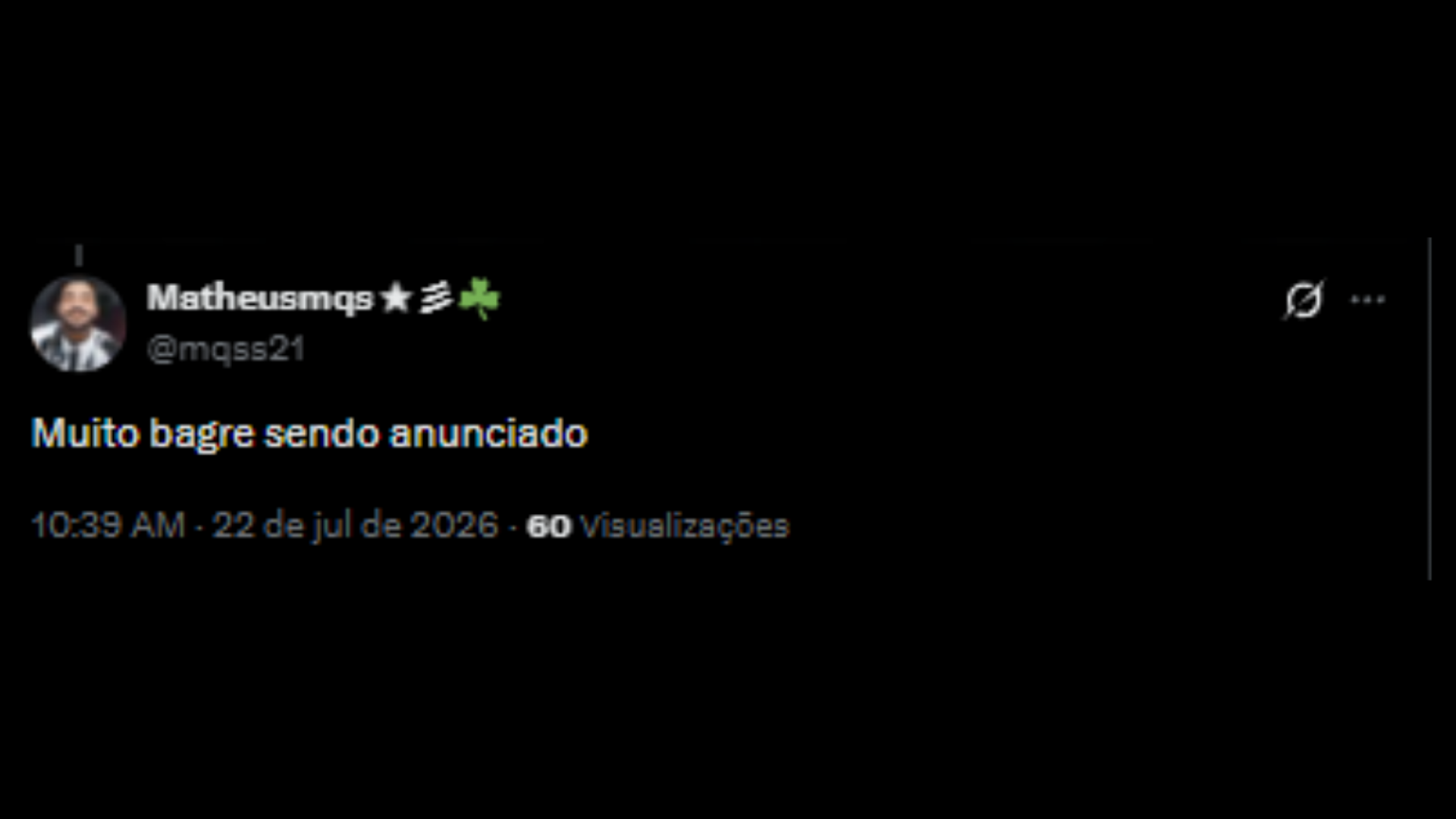 Torcida do Botafogo reclamando do perfil de contratações do clube - Reprodução/X @mqss21