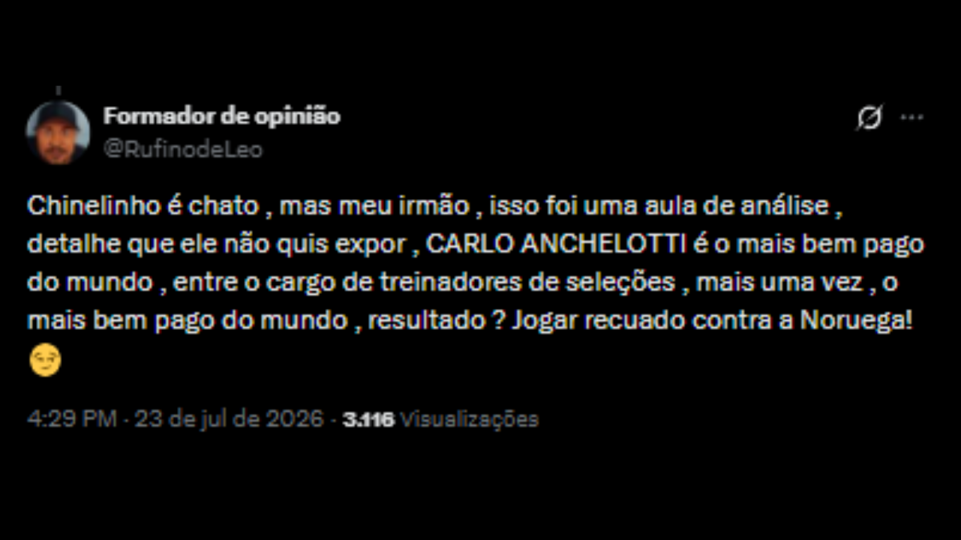 Comentários de usuários da social 