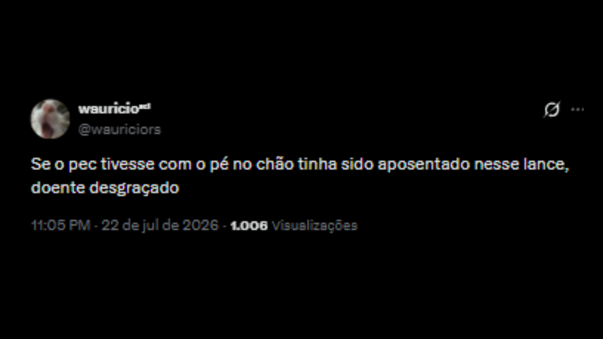 Críticas à entrada do Vitor Gabriel, jogador do Internacional - Reprodução/X @wauriociors