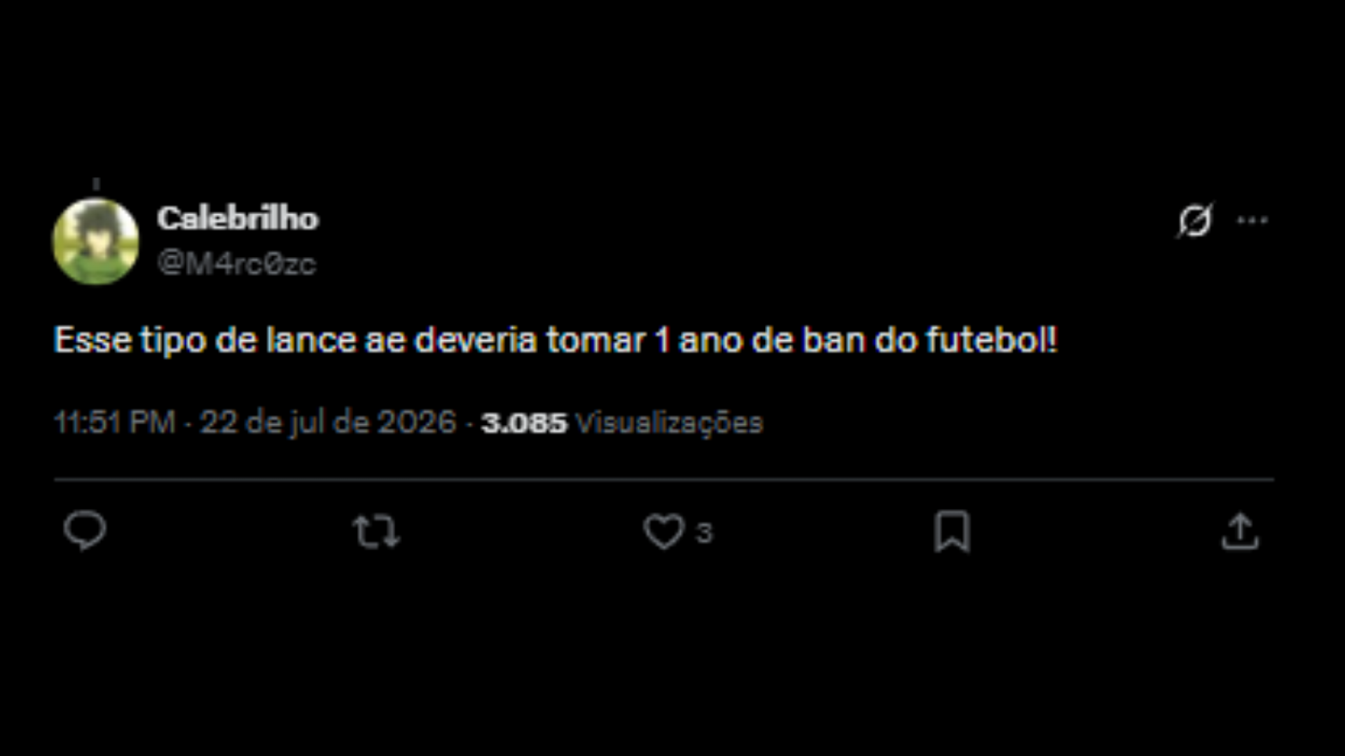 Críticas à entrada do Vitor Gabriel, jogador do Internacional - Reprodução/X @M4rc0zc