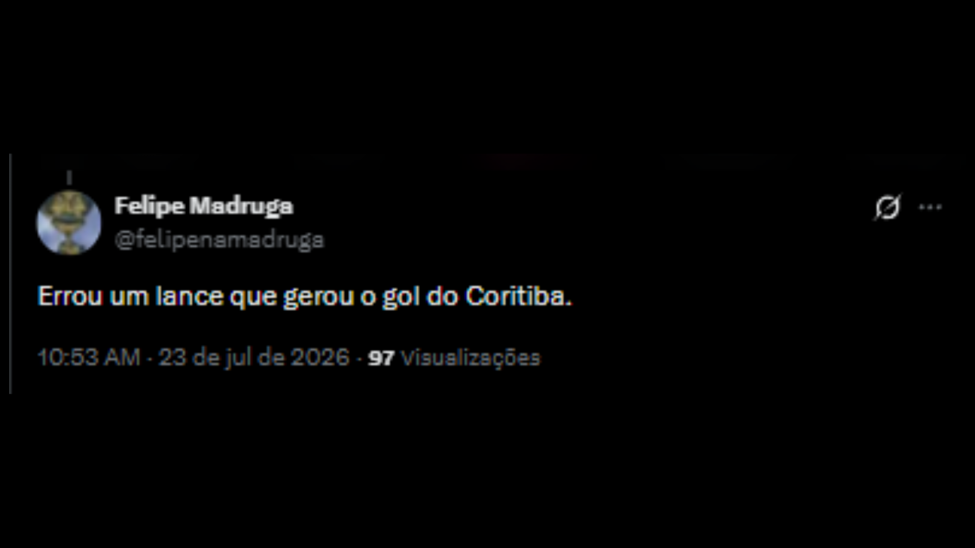 Críticas ao zagueiro Alexander Barboza após estreia pelo Palmeiras - Reprodução/X @felipenamadruga
