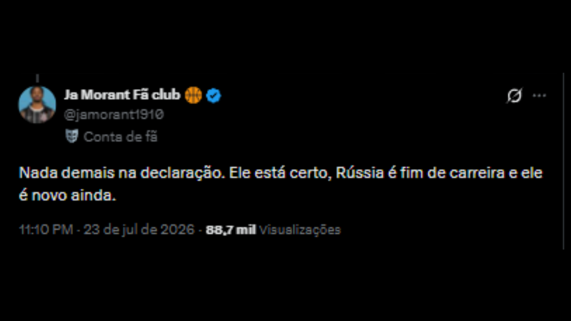 Torcedores debatendo sobre postagem do Danilo - Reprodução/X @jamorant1910