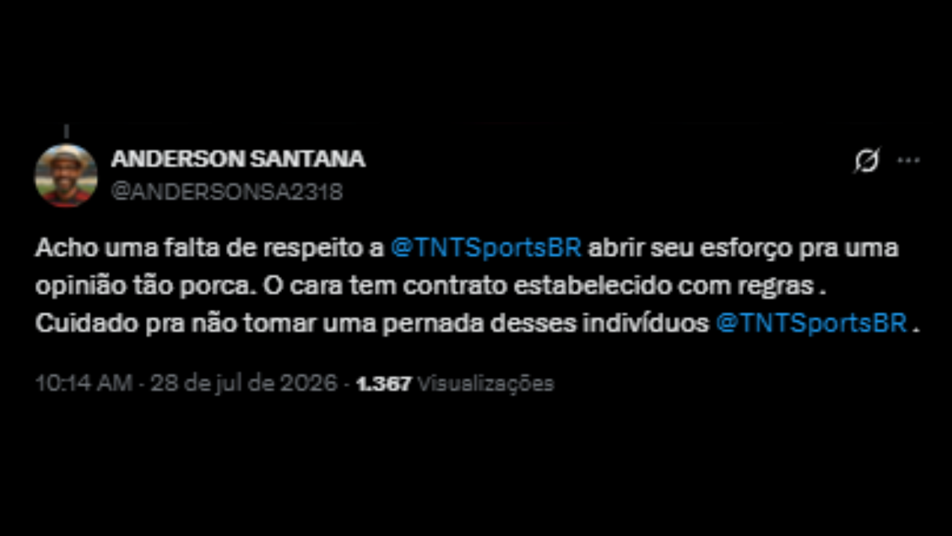 Críticas ao comentarista Ilsinho no 
