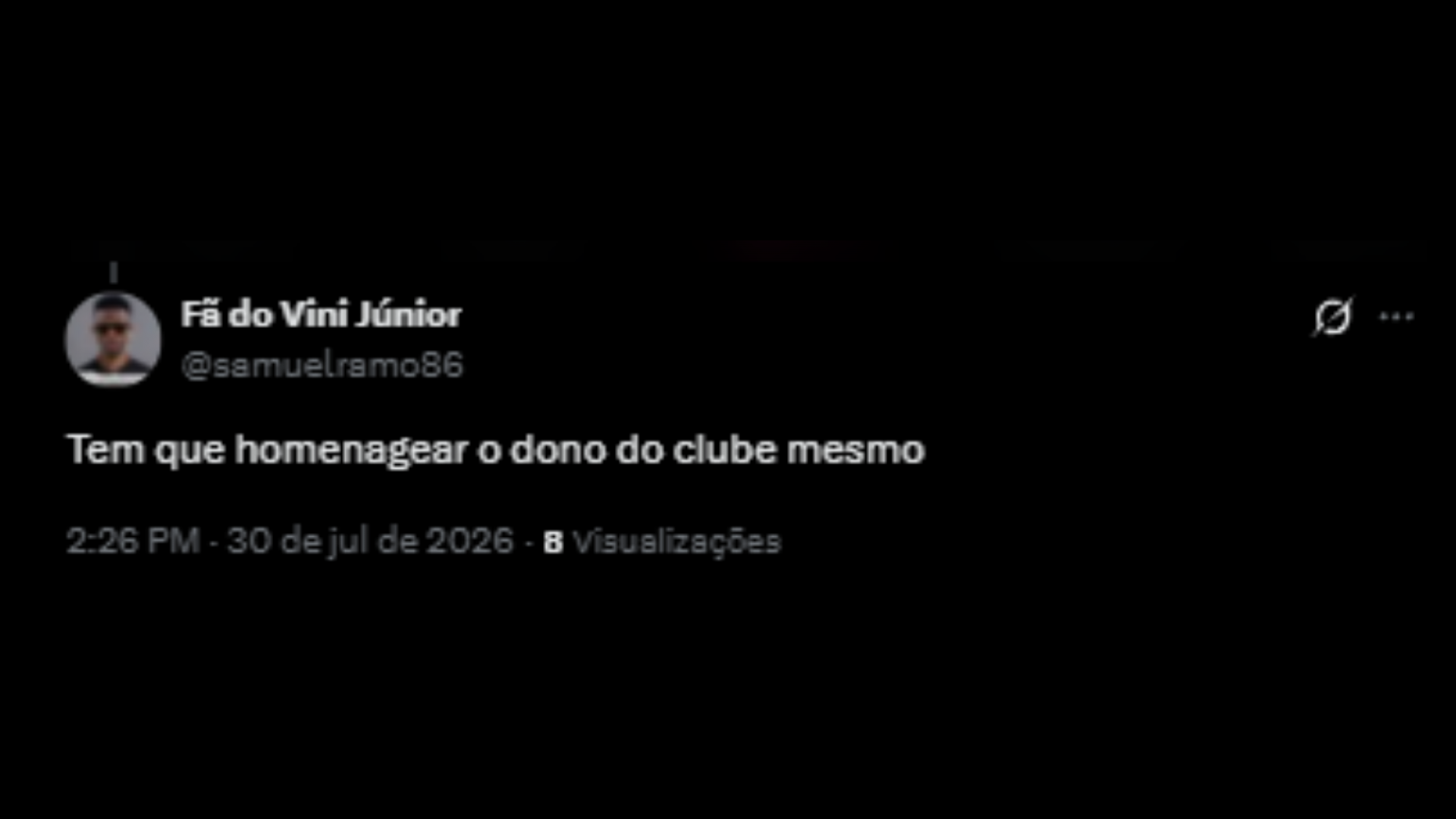 Críticas ao bustos recebido por Neymar - Reprodução/X @samuelramo86