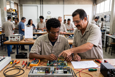 Oportunidades para eletricistas e corretores de imóveis