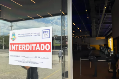 Academia é interditada pelo Procon de Cabo Frio por falta de água