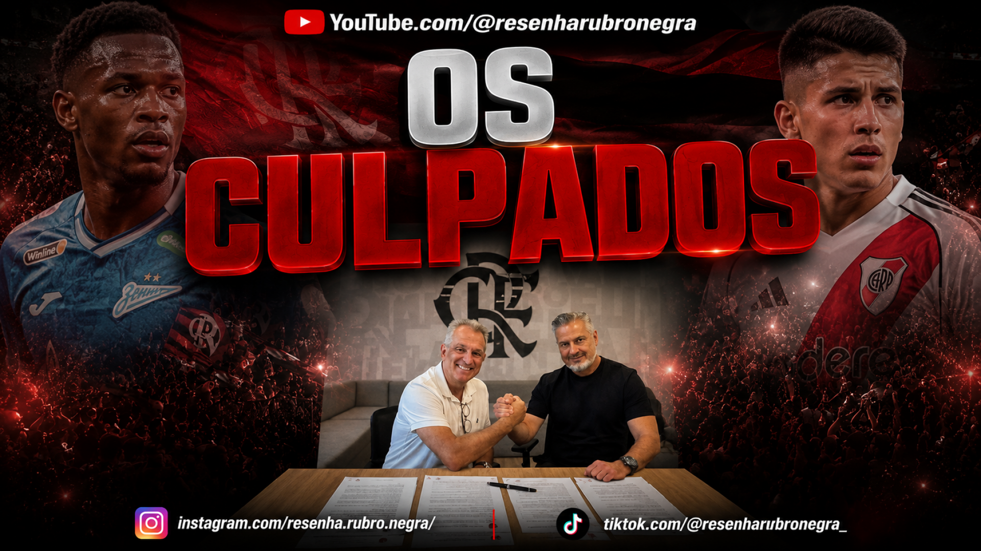 Luis Eduardo Baptista, o BAP, presidente do Flamengo segue dando respaldo a Jos&eacute; Boto diretor-t&eacute;cnico do clube - Canal do YouTube Resenha Rubro Negra
