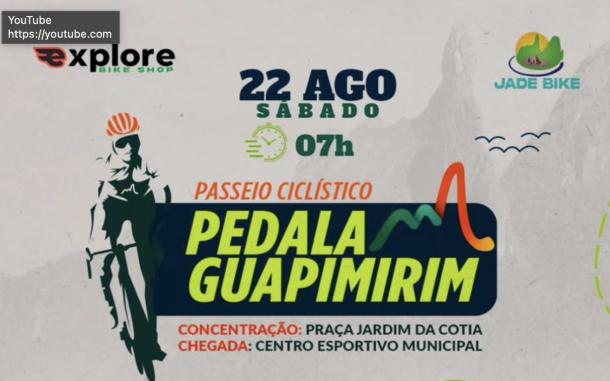 Guapimirim promove passeio cicl&iacute;stico 'Pedala Guapimirim' neste s&aacute;bado - Divulga&ccedil;&atilde;o
