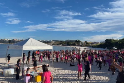 Festival Em Movimento reúne atividades para mulheres no Peró, em Cabo Frio