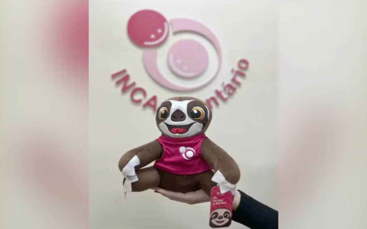 Novo mascote do INCAvoluntário representa o acolhimento, o respeito e o carinho durante o tratamento contra o câncer