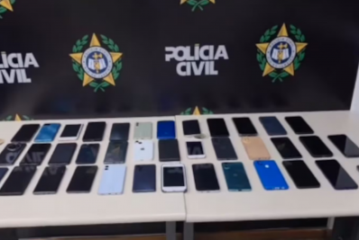 Polícia prende trio por receptação e apreende quase 50 celulares