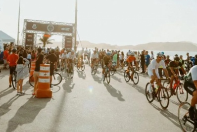 Cabo Frio sedia largada da Volta Internacional da Laguna 100 km