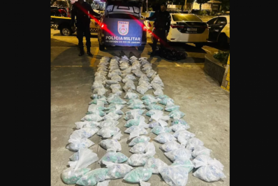 Mulher é presa com mais de 40 kg de drogas que seriam levados para Cabo Frio