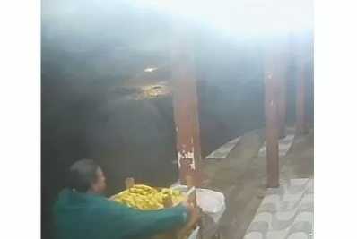 Câmeras flagram furto de bananas em hortifruti de Cabo Frio