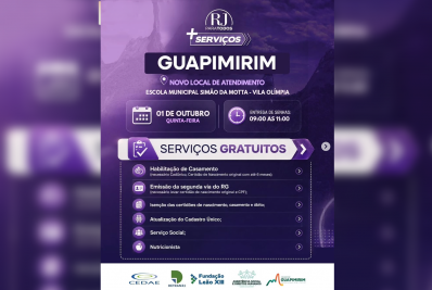 RJ Para Todos oferece serviços gratuitos em dois pontos de Guapimirim