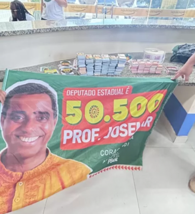Homem e mulher são detidos com santinhos em Iguaba Grande