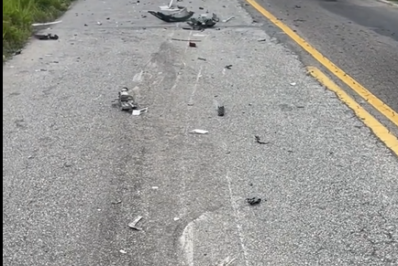 Motociclista morre em colisão grave na Estrada de São Vicente, em Araruama
