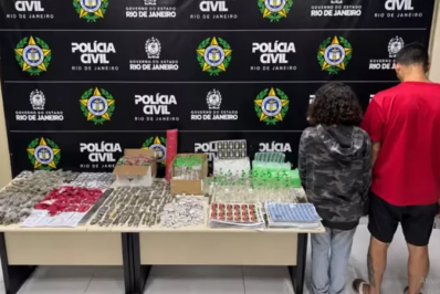 Caminhão abandonado leva polícia a esconderijo de drogas em Cabo Frio
