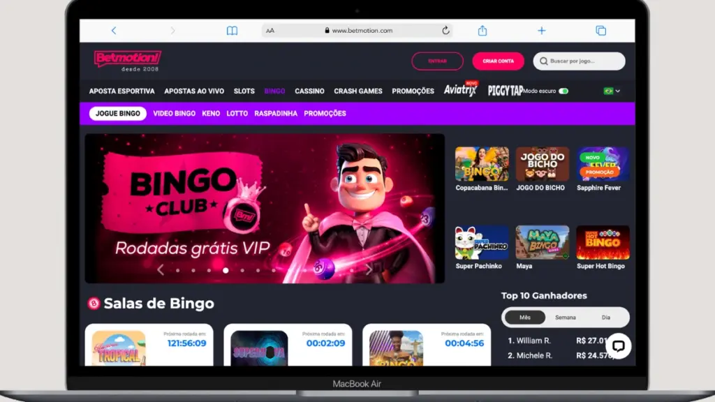 Bingo na Betmotion