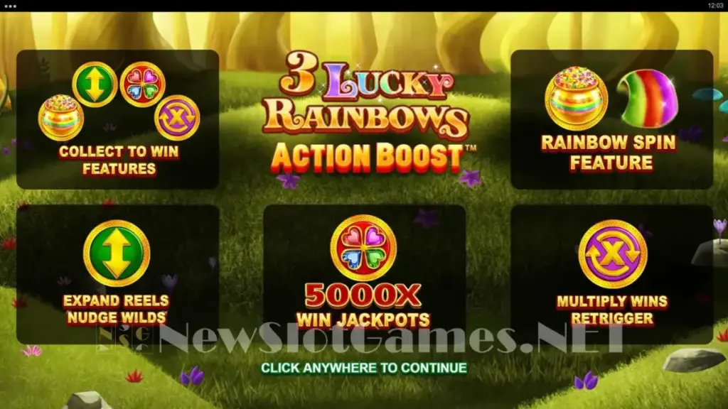 Como funciona o Action Boost 3 Lucky Rainbows? imagem