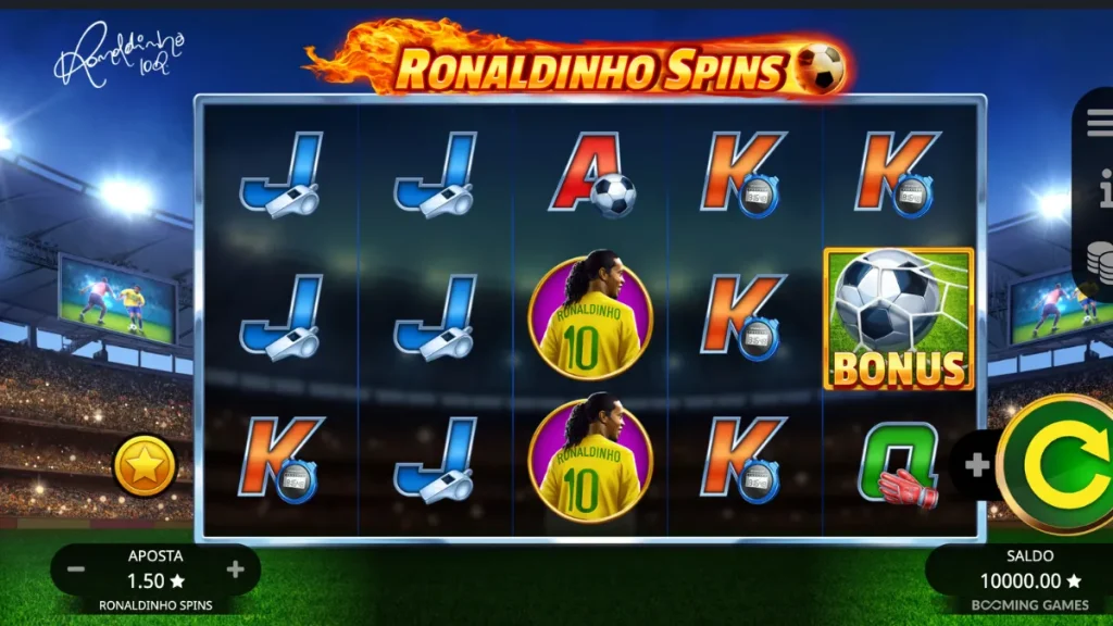 Como funciona o Ronaldinho Spins? imagem