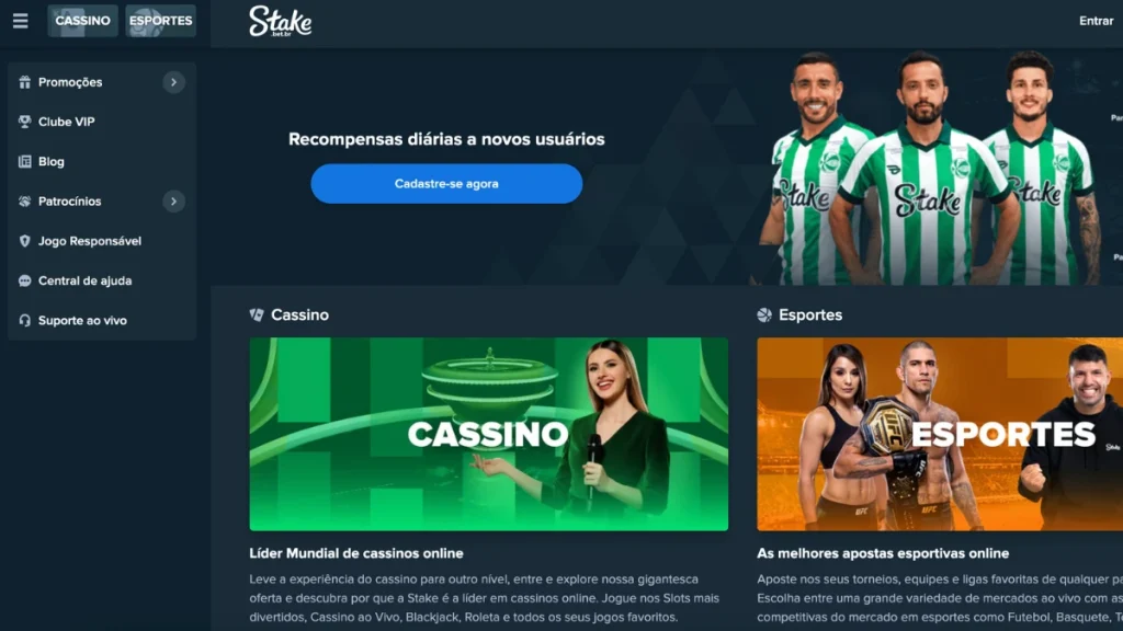 Futebol ao Vivo na Stake imagem